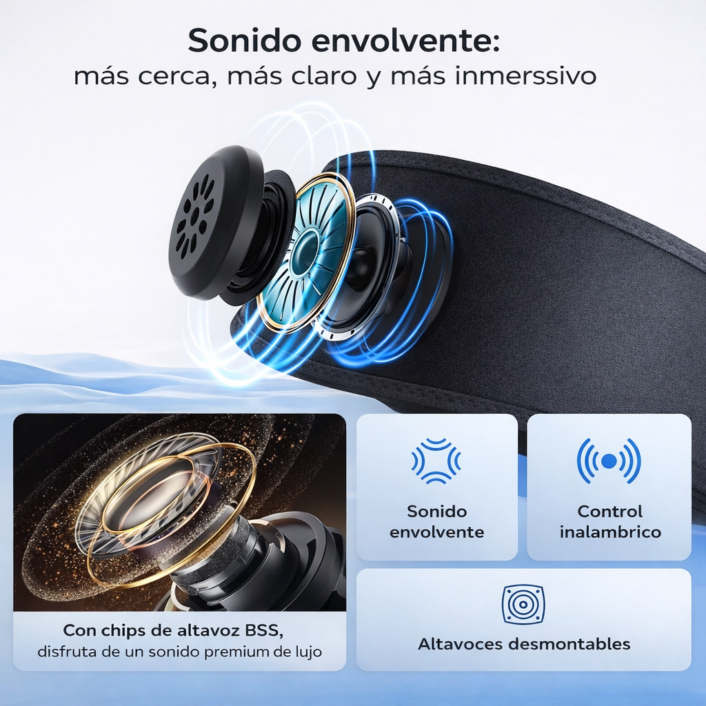 Banda con sonido bluetooth